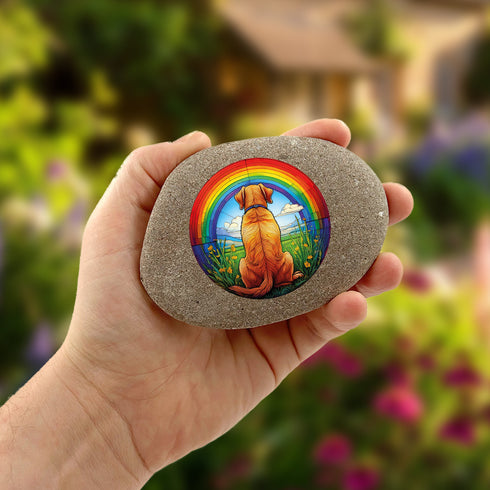 Rainbow Labrador Yellow Pebble